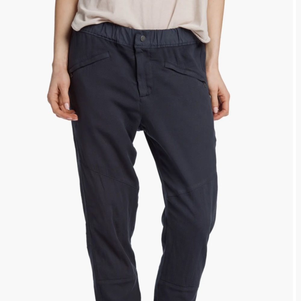 JAMES PERSE Easy Biker Pants blue/grey size 1